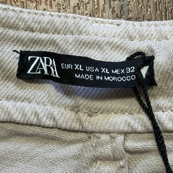 NWT ZARA Extra Long Wide Leg Baggy Cargo Pants SEE DESCRIPTION FOR SIZING INFO - Picture 11 of 14